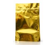 Пакеты золотые металлизированные Zip-Lock 100 г. фото 1